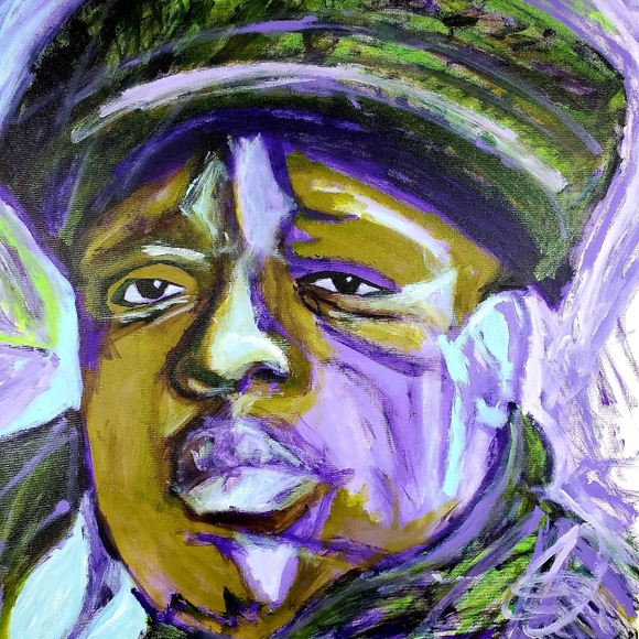 Other - Notorious BIG Original Acrylic on Canvas